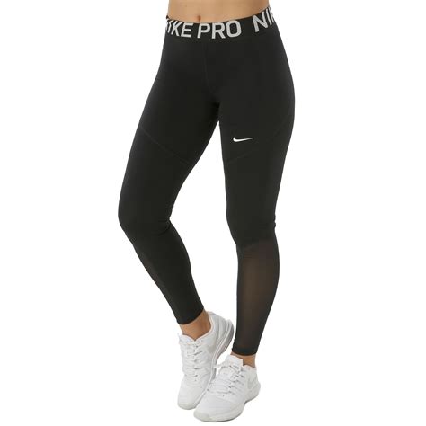 nike pro damen trainingstight schwarz weiß|Nike Pro Leggings für Damen.